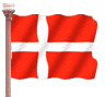 Denmark Danmark National Flag
